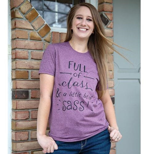 Full of Class & A Little Bit of Sass T-Shirt Small