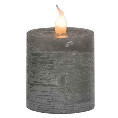 Gray Flicker Pillar 2.25" (Pack of 4)