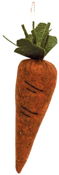 Felt Carrot 5" (Pack of 4)