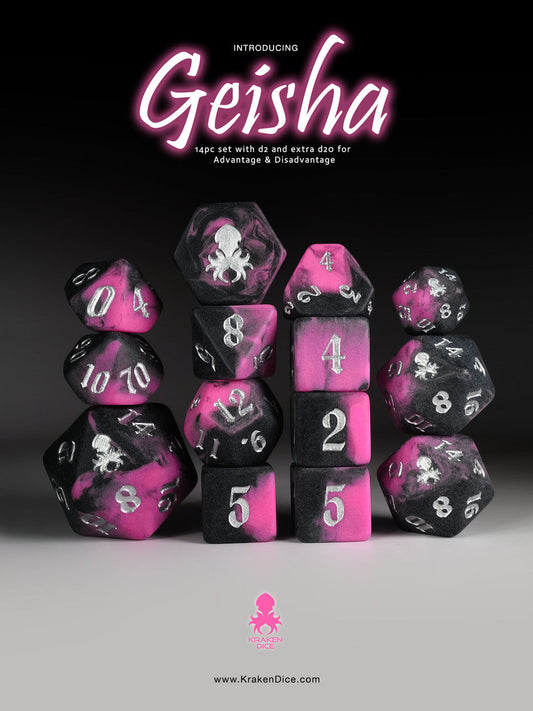 Kraken Dice Matte Dice Sets for TTRPGS