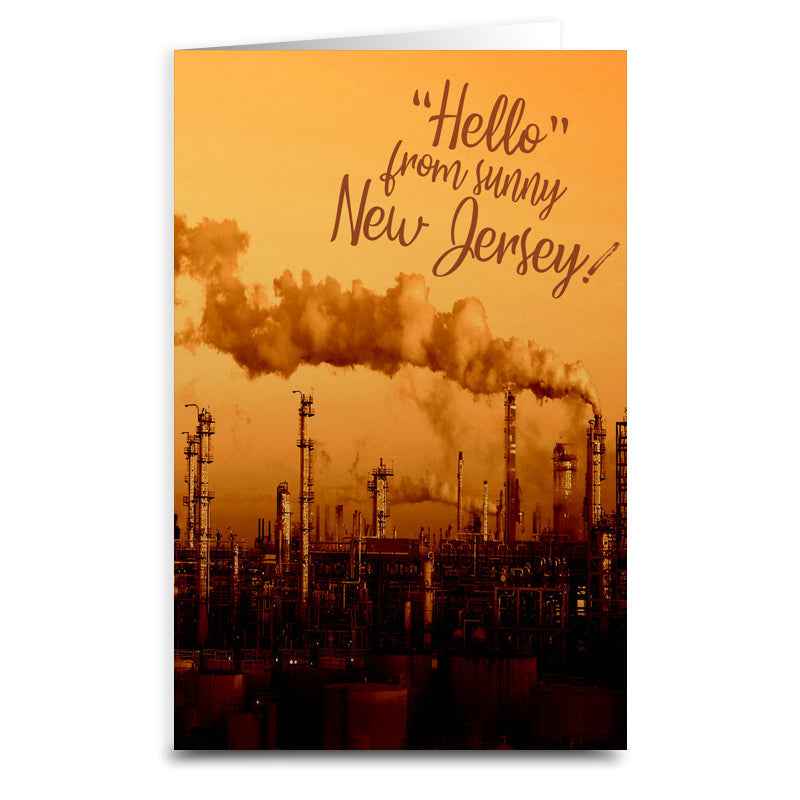 Hello from Sunny New Jersey Greeting Card
