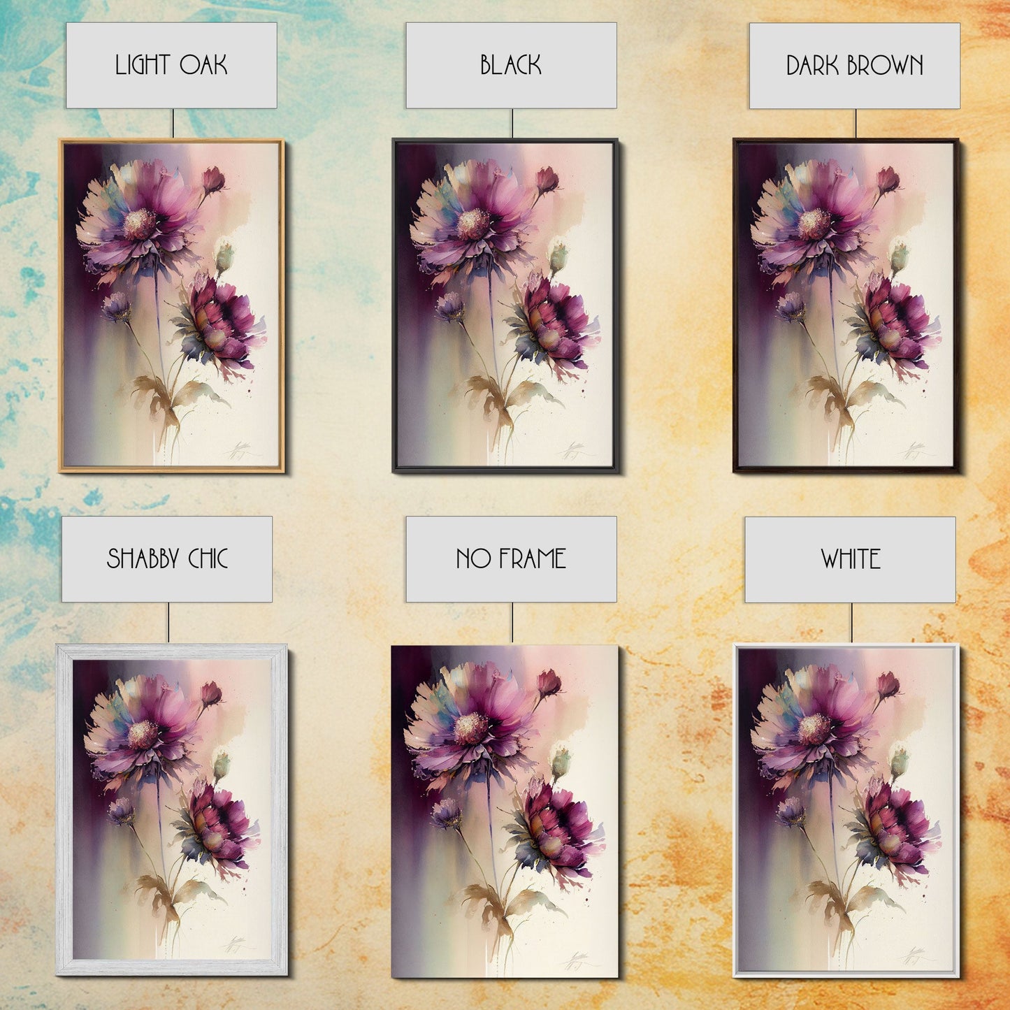 Vintage Style Framed Canvas Art // Vintage Floral Print // Vintage White Roses Painting // Still Life Botanical Farmhouse print // Flower
