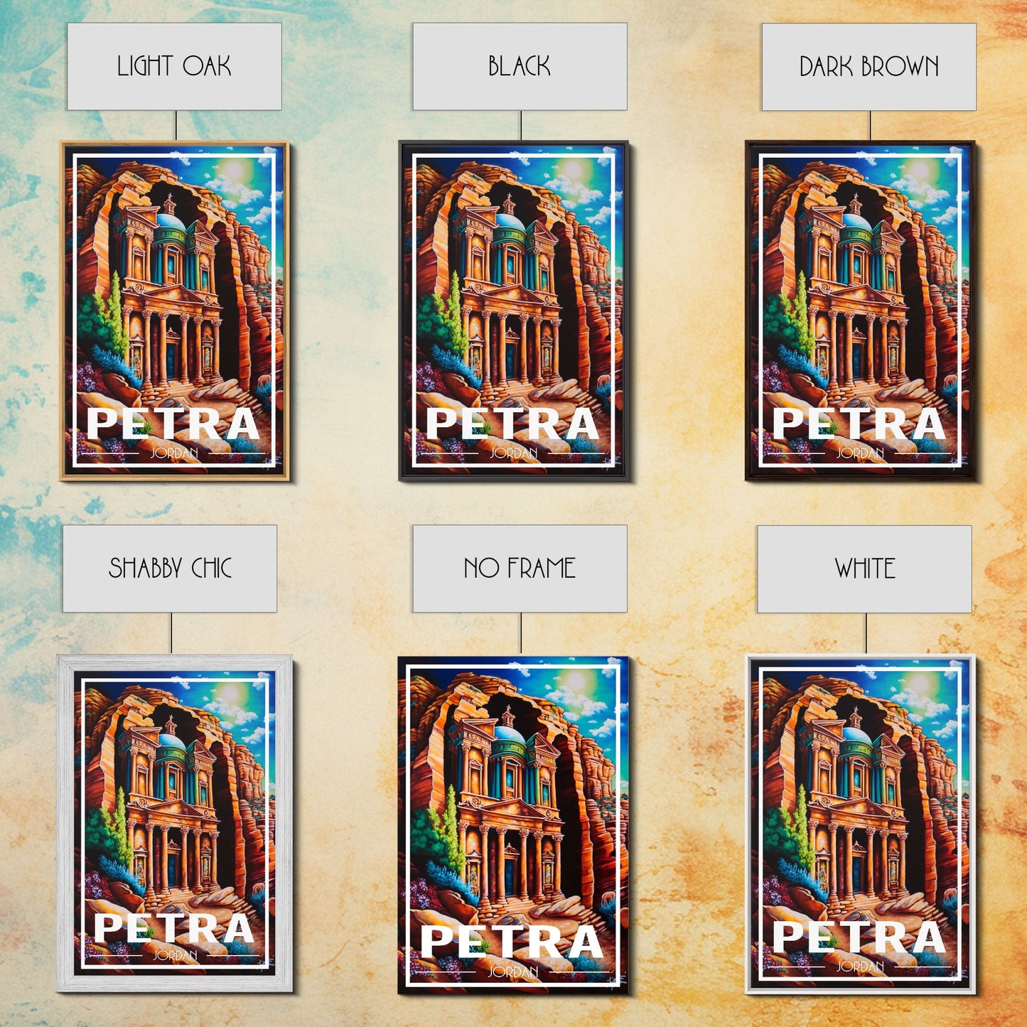 Petra Wall Art, Jordan Wall Poster, Asia Wall Art, Rose City, Travel Wall Print, Travel Poster, Travel Wall Art, Canvas Wall Print