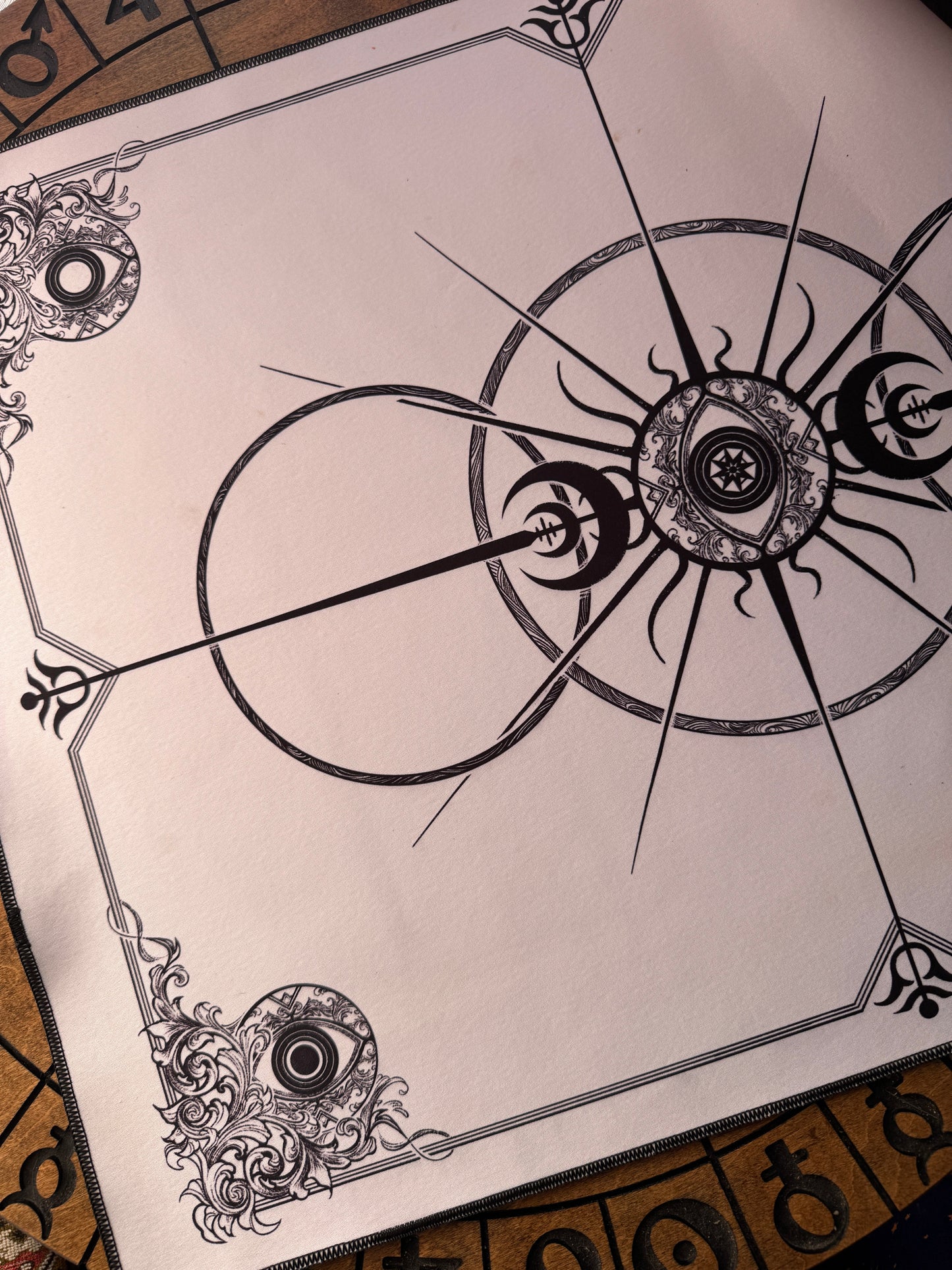 Divination Mat - Charm Casting w/ Instructions (Large: 30”x22”)