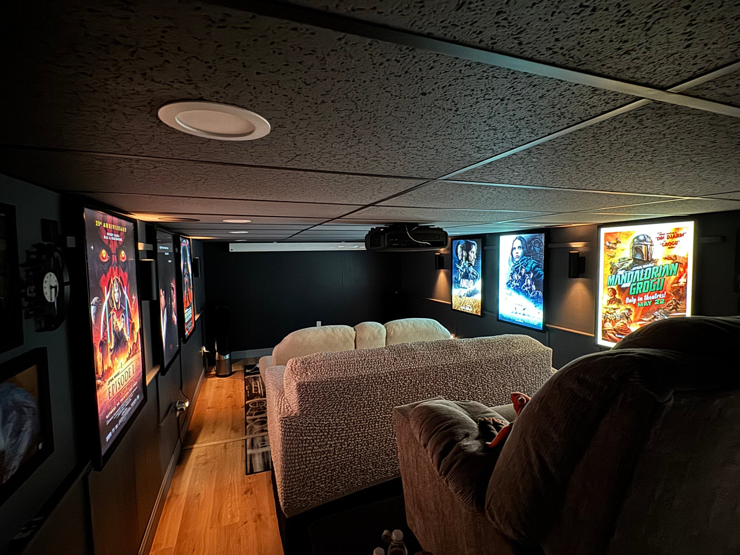 9-PACK Glowbox "World Famous" LED Poster Frames