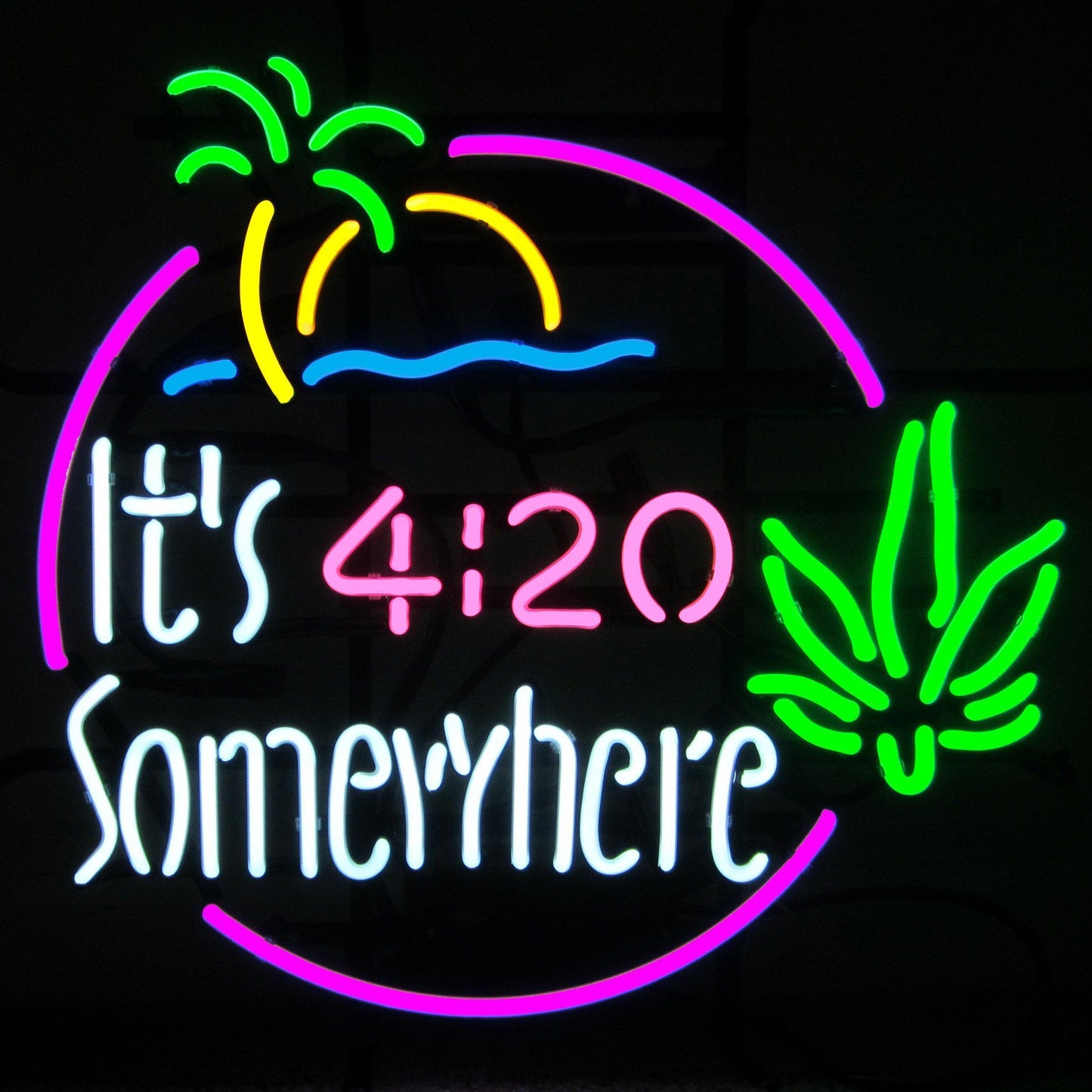 It's 420 Somewhere Neon Sign