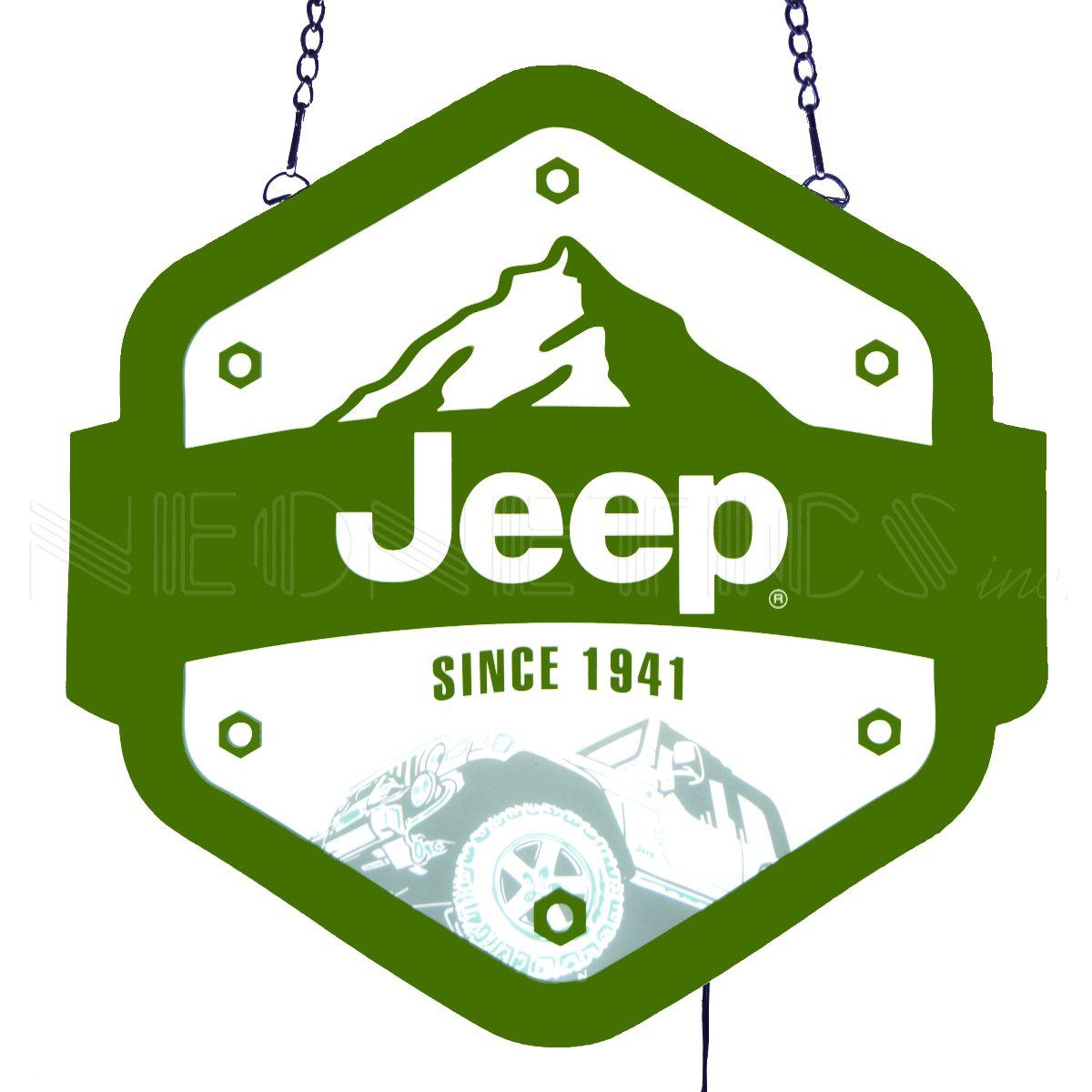 Jeep Since 1941 Slim LED Sign
