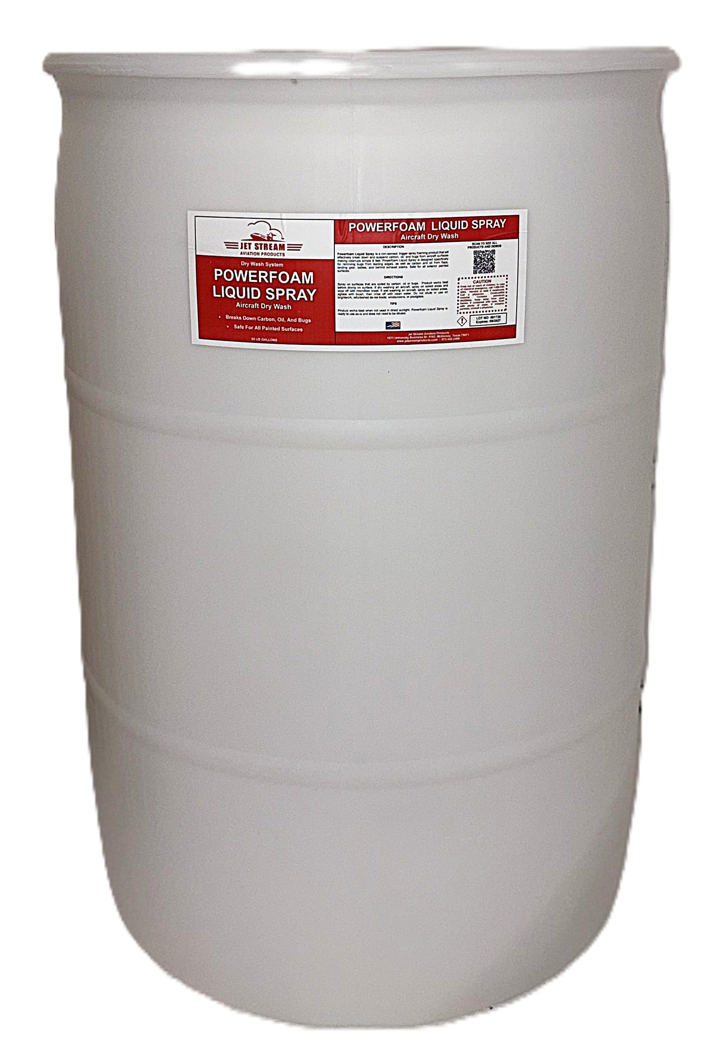 Powerfoam Liquid Spray Aircraft Dry Wash