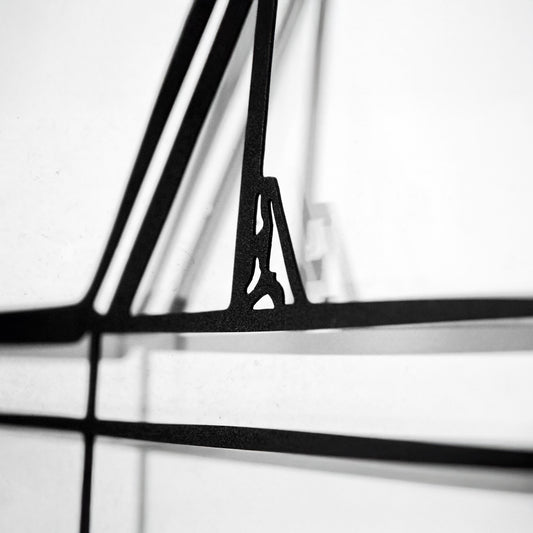 1972 Ford Bronco Wall Art – Classic 4x4 Steel Silhouette with Spinning Wheels-KAFMEKA026