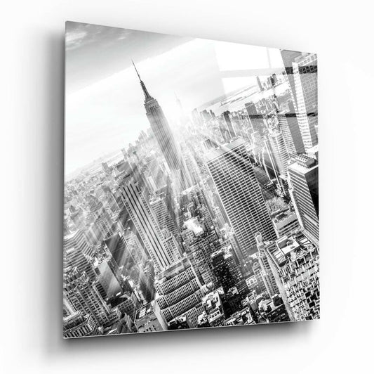 New York Glass Wall Art