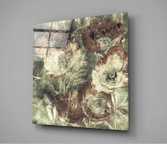 Abstract Glass Wall Art