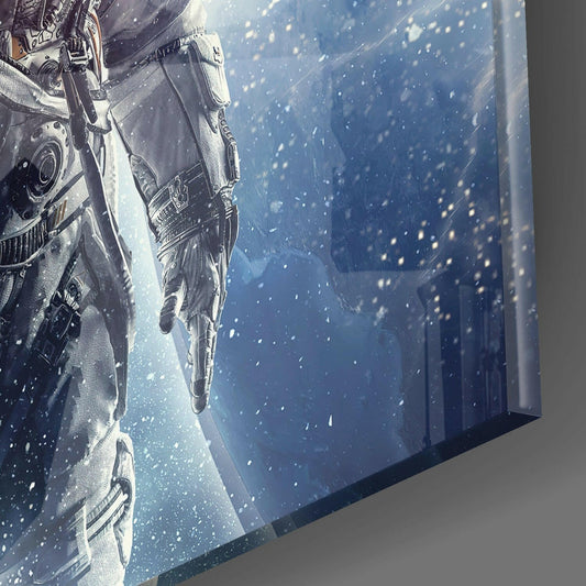 Astronaut Glass Wall Art