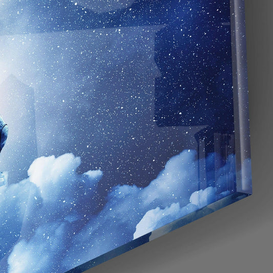 Moon Bearer Glass Wall Art