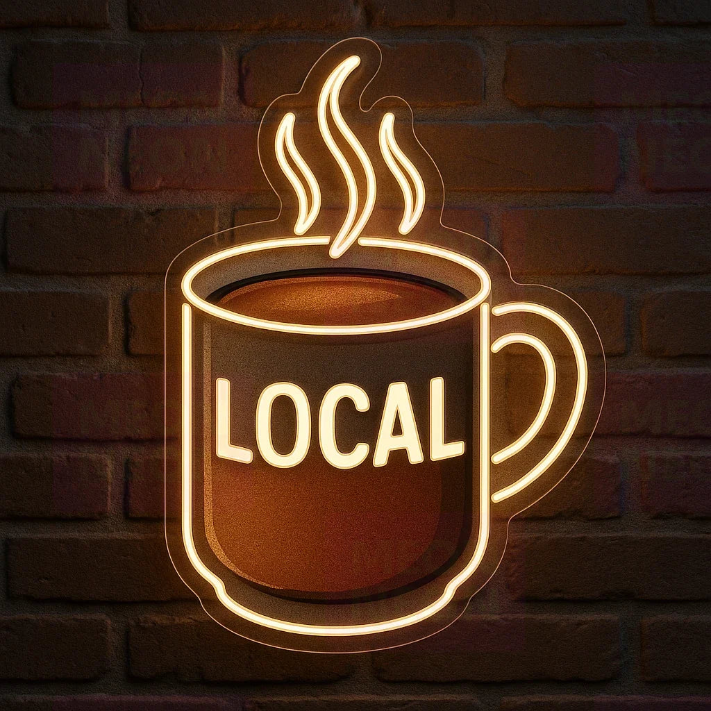 Local Diner Coffee LED Neon Sign