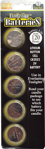 5/pk CR2032 Batteries (Pack of 4)