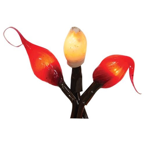 Red & Cream Silicone Teeny Lights 20ct (Pack of 2)