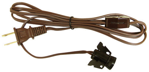Brown Snap-In Candelabra Socket (Pack of 4)