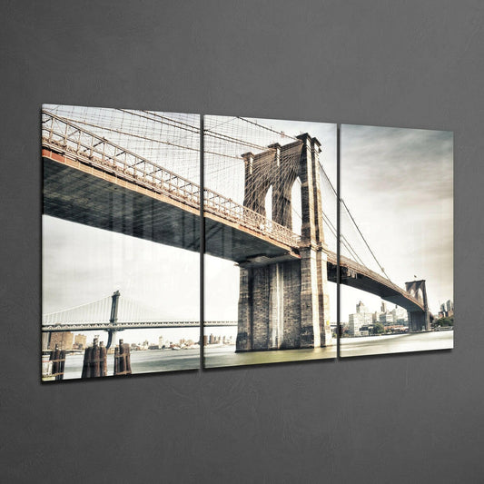 New York Mega Glass Wall Art