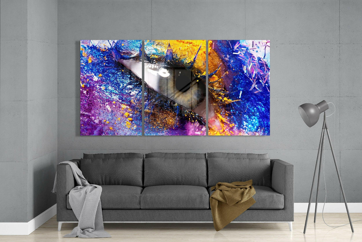 Eyelash Glass Art