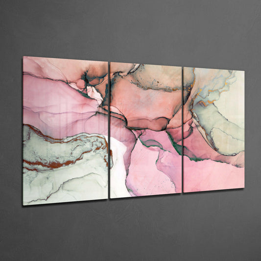 Pink Glass Art