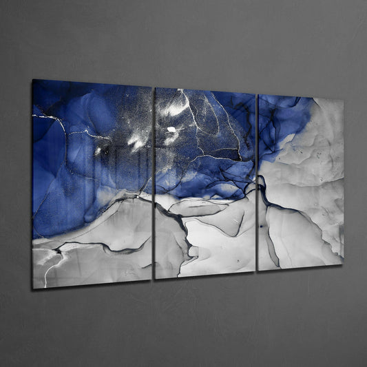 Blue Harmony Glass Art