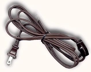 Brown Cord w/Open End (Pack of 4)