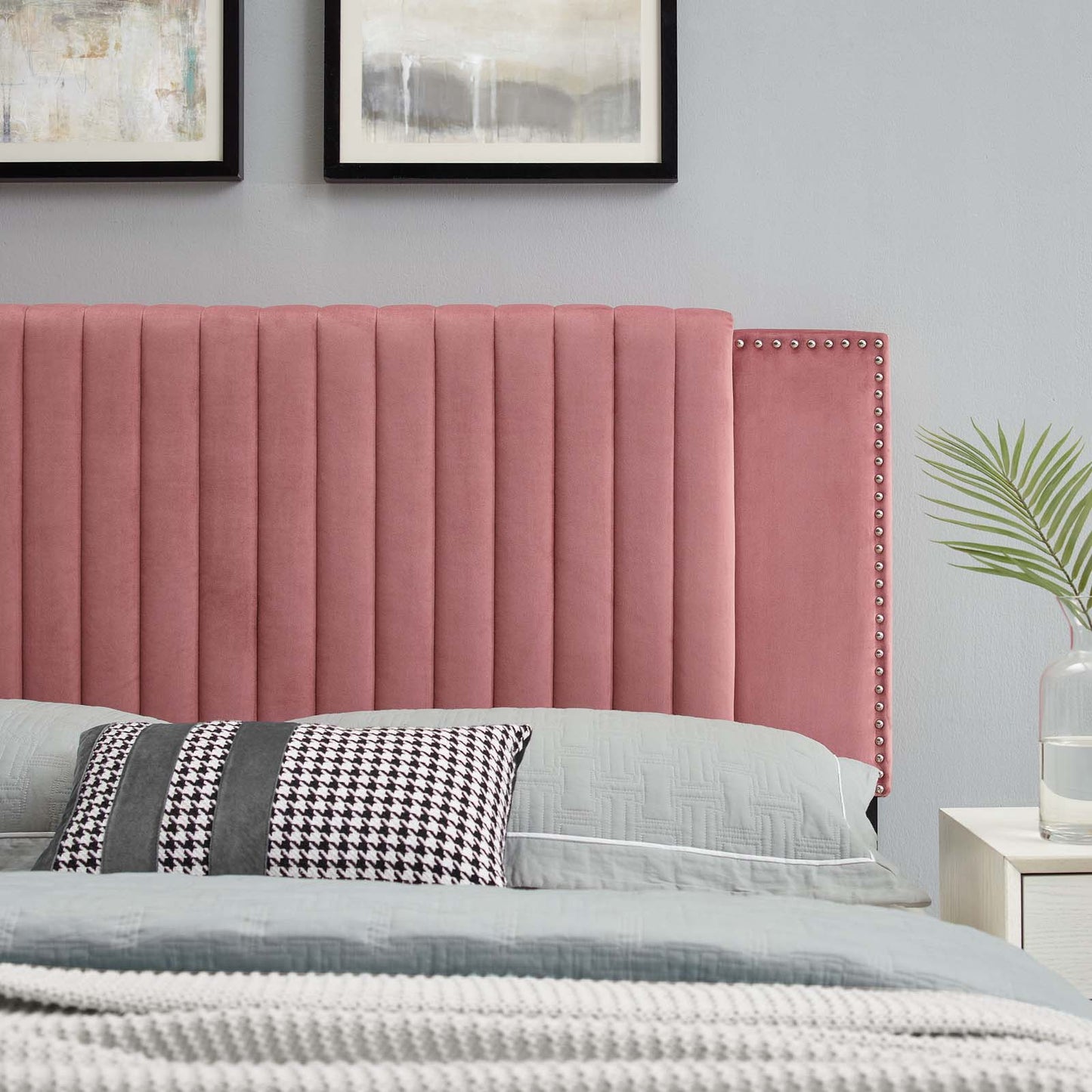 Felicity Channel Tufted Performance Velvet King/California King Headboard by Modway