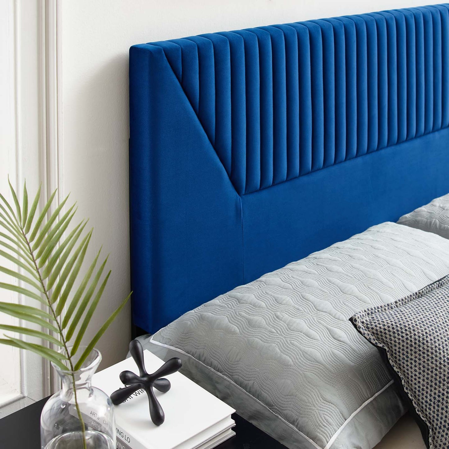 Patience Channel Tufted Performance Velvet Twin Headboard by Modway