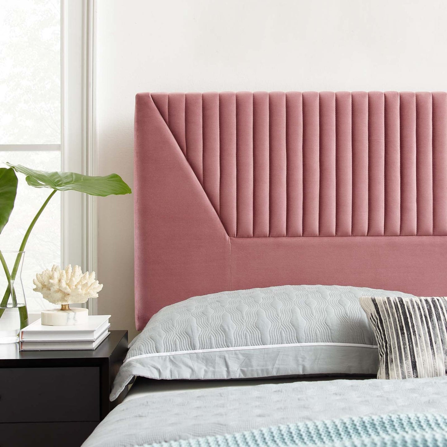 Patience Channel Tufted Performance Velvet King/California King Headboard by Modway