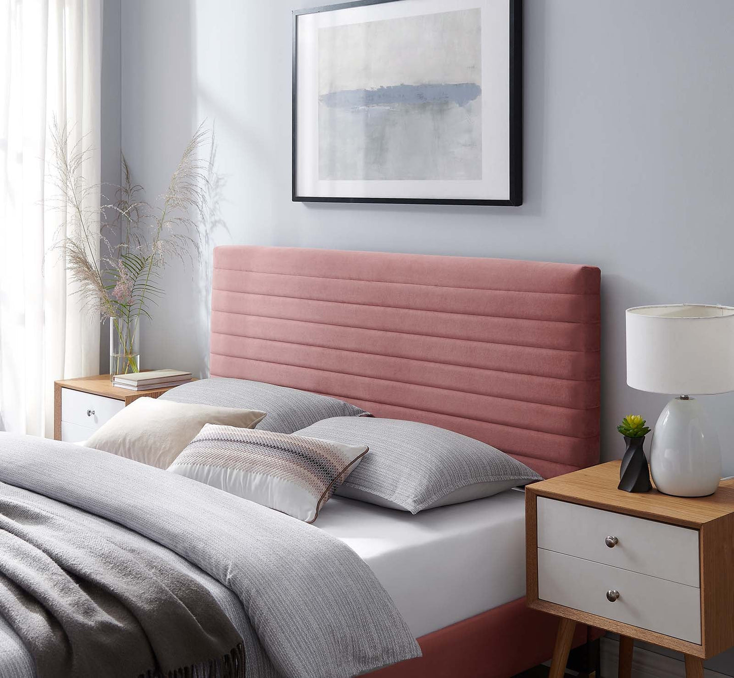 Tranquil Channel Tufted King/California King Headboard by Modway