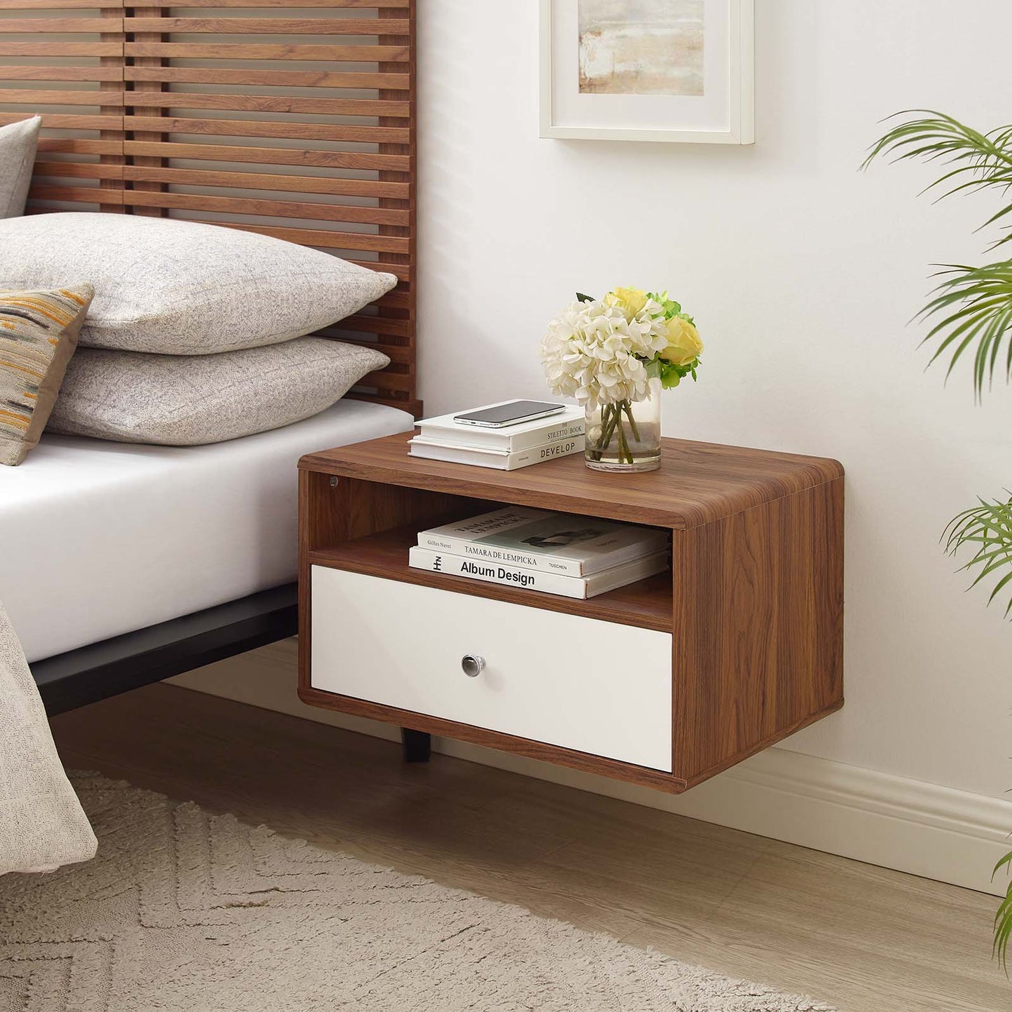 Transmit Wall Mount Nightstand by Modway