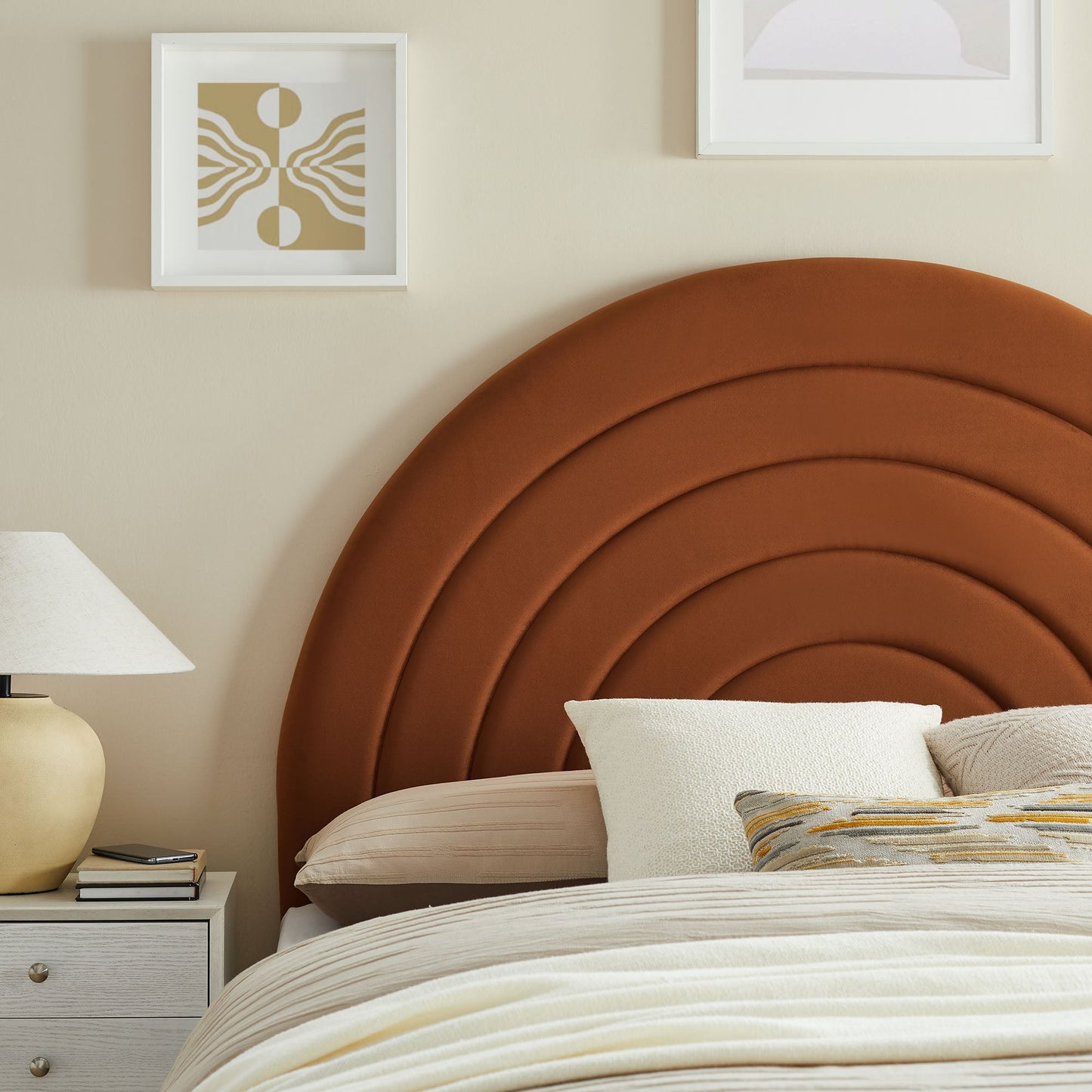 Solana Arched Performance Velvet Full Headboard by Modway