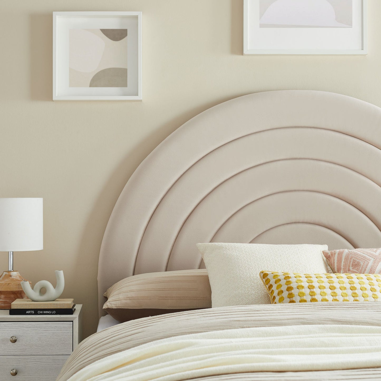 Solana Arched Performance Velvet King Headboard by Modway