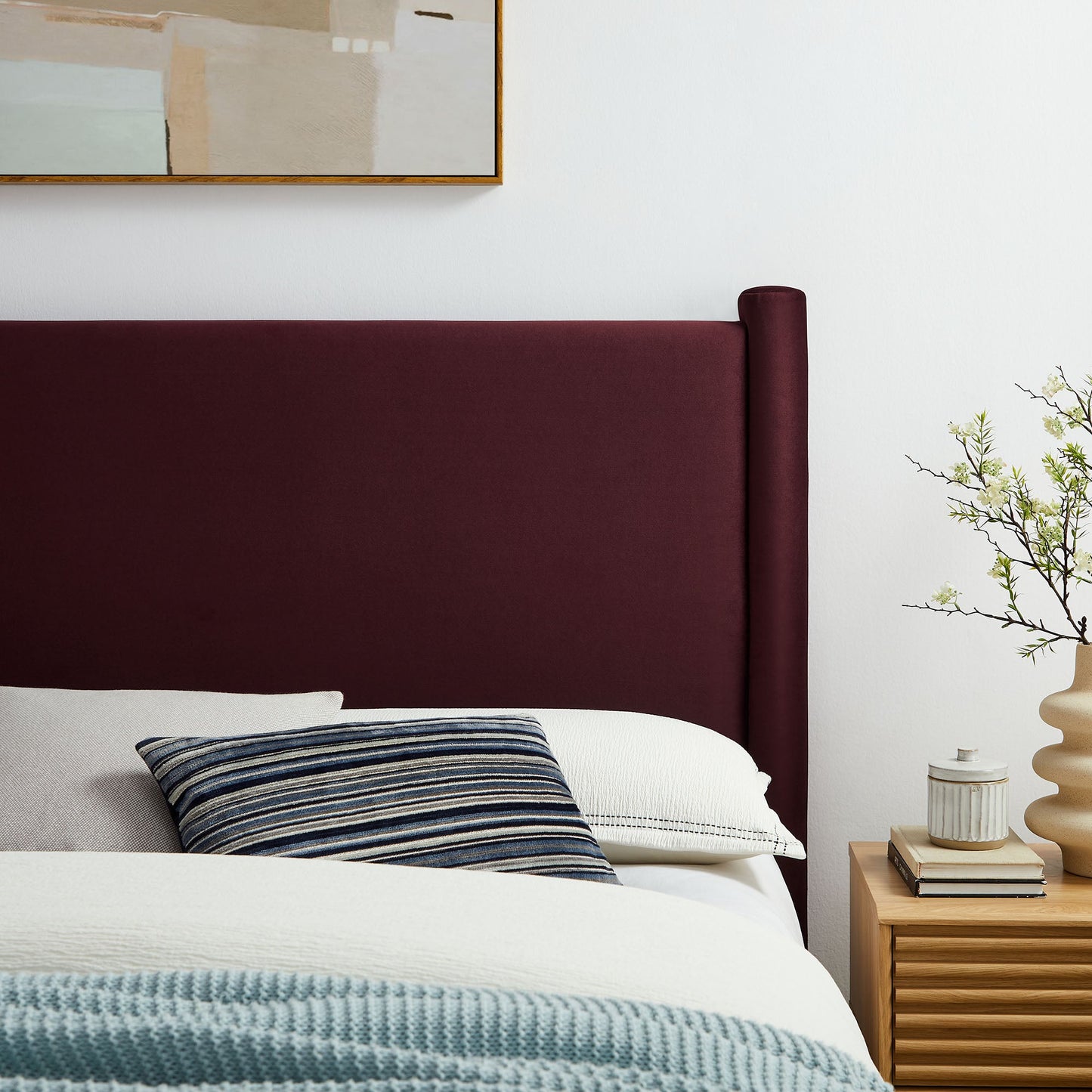 Rael Performance Velvet King Headboard by Modway