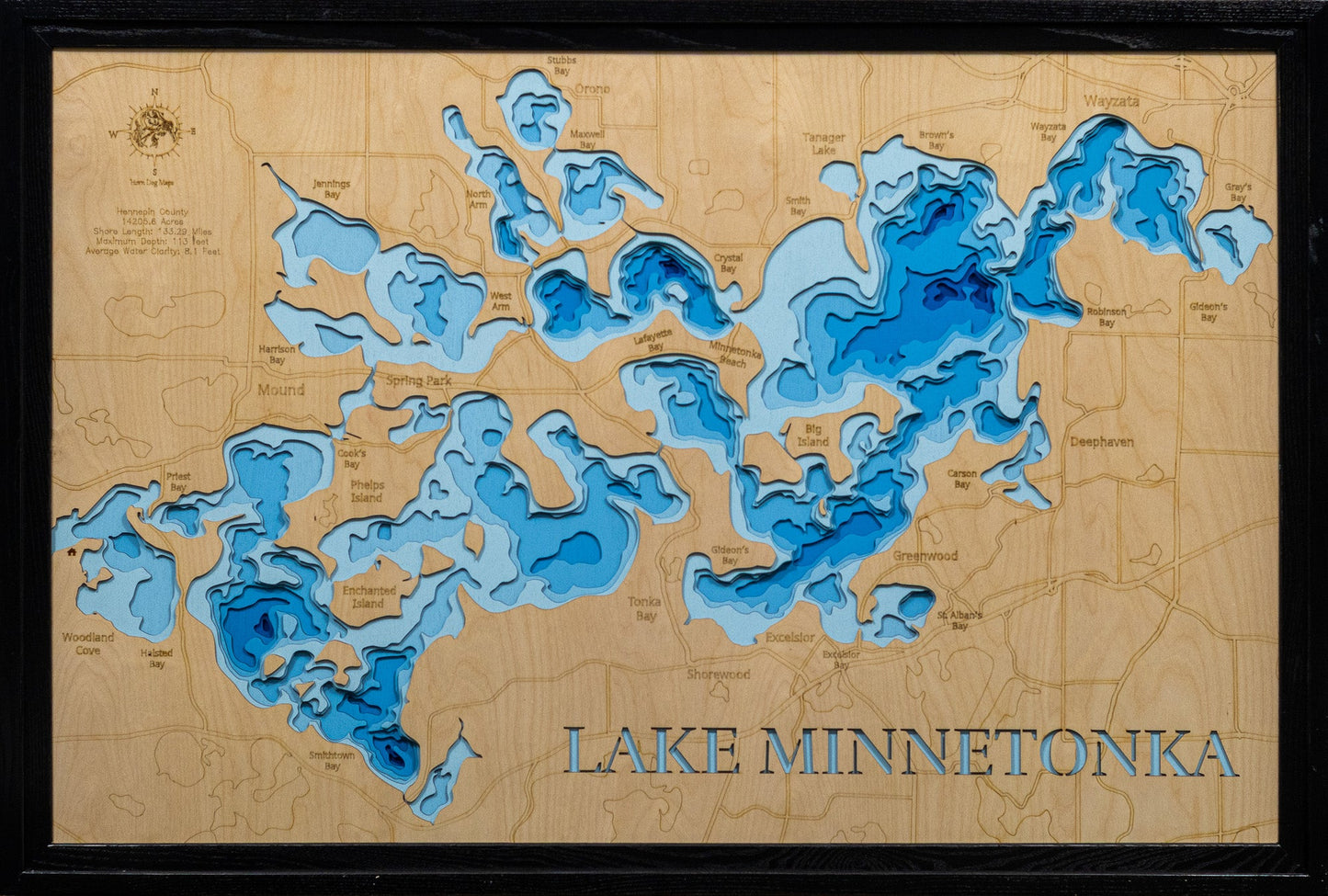 Lake Minnetonka in Hennepin County, Minnesota