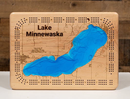 Lake Minnewaska in Pope County, Minnesota
