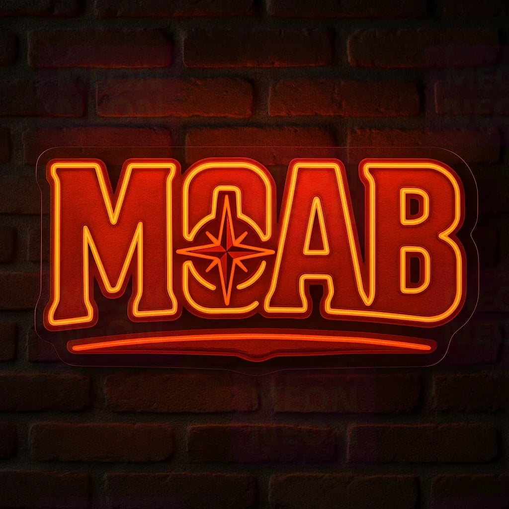 Moab Adventure Basecamp LED Neon Sign