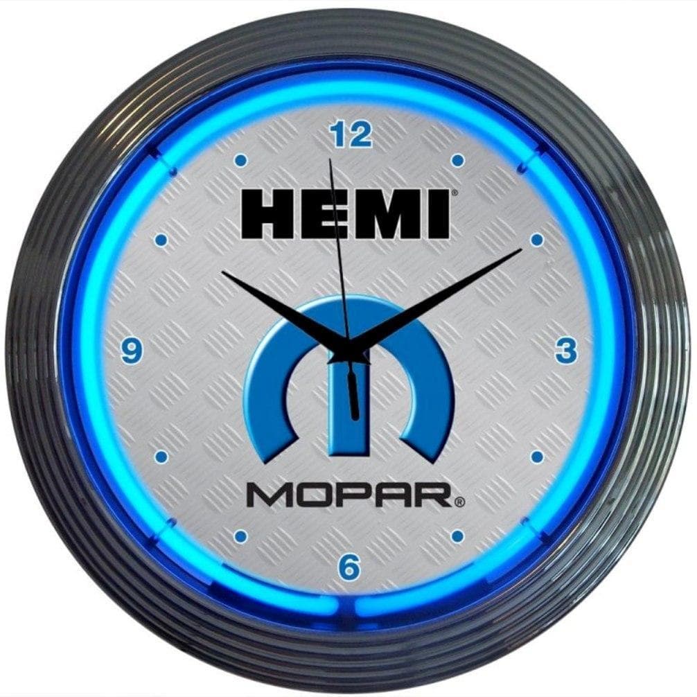 Mopar Hemi Neon Clock