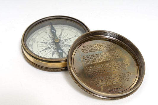 Beetles Compass w leather case