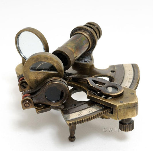 Nautical Sextant in leather case (Small)