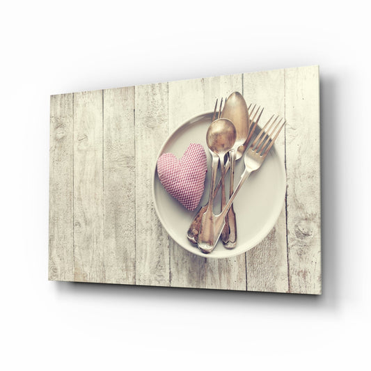 Heart Glass Wall Art