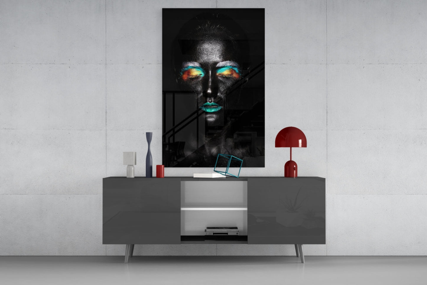 Woman Glass Wall Art