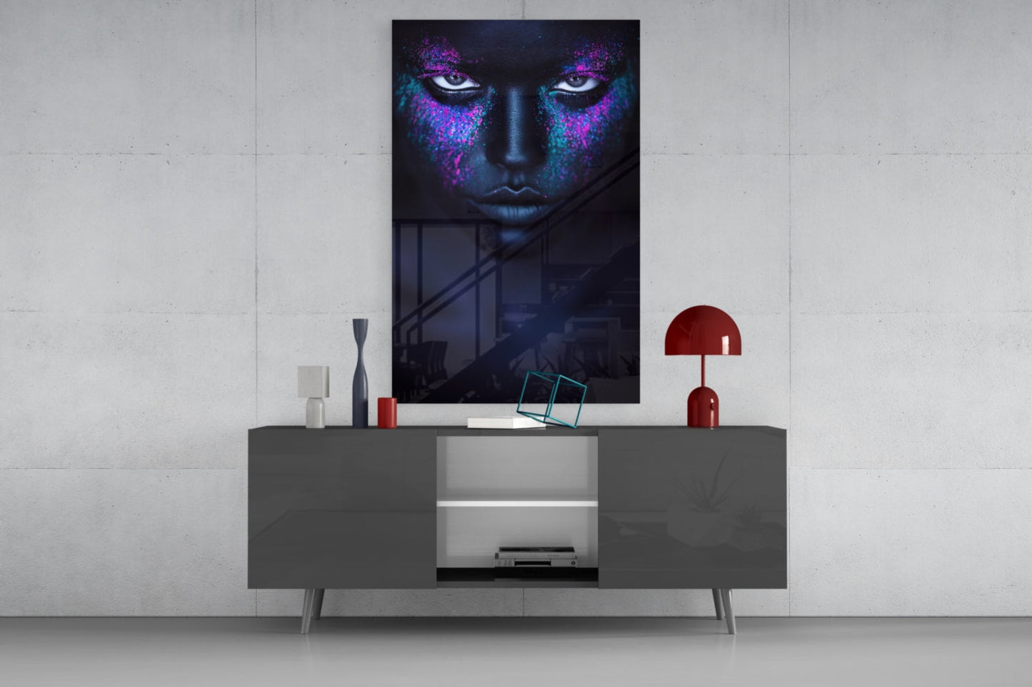 Woman Glass Wall Art