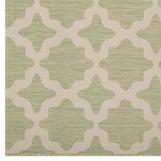 Cerelia Moroccan Trellis Indoor and Outdoor 4x6 Area Rug by Modway