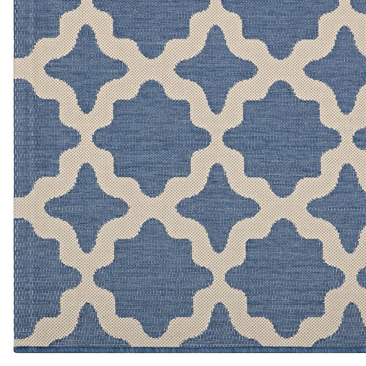 Cerelia Moroccan Trellis Indoor and Outdoor 9x12 Area Rug by Modway
