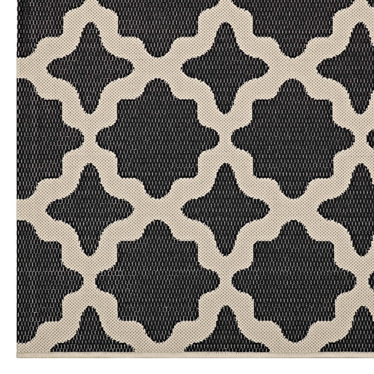 Cerelia Moroccan Trellis Indoor and Outdoor 9x12 Area Rug by Modway