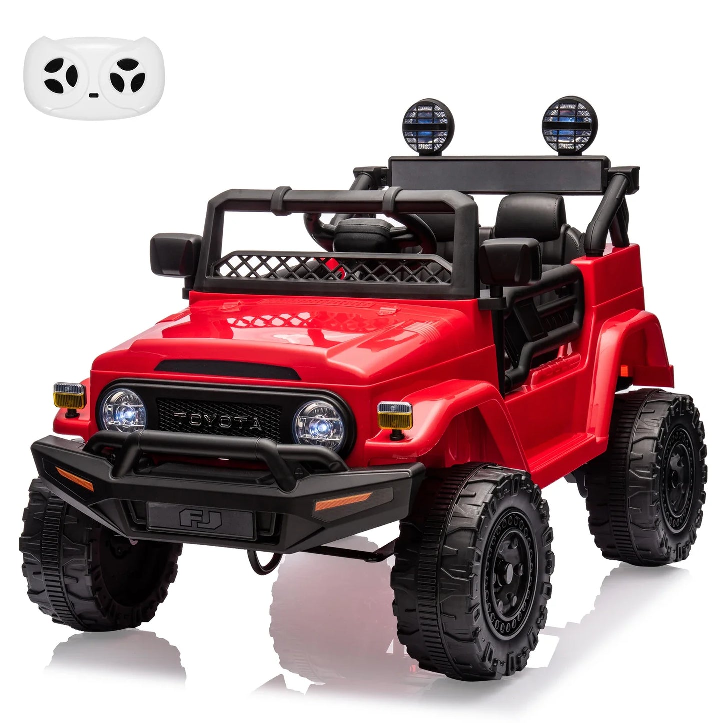 HiMISS 12V Electric Ride On Car Toy Truck For Kids With LED Lights