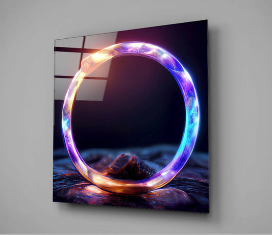 The Ring Glass Wall Art || Designer Collection