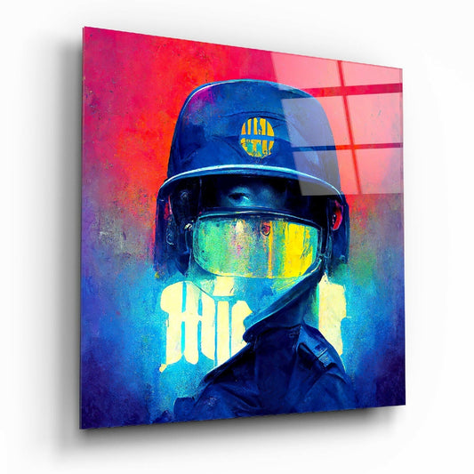 The Guardian Glass Wall Art || Designer Collection