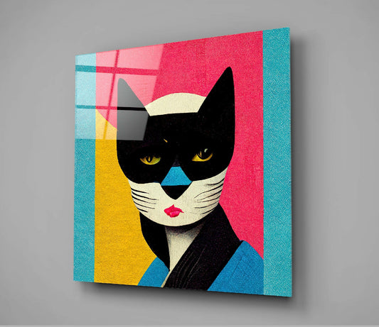 Masked Glass Wall Art || Designer Collection